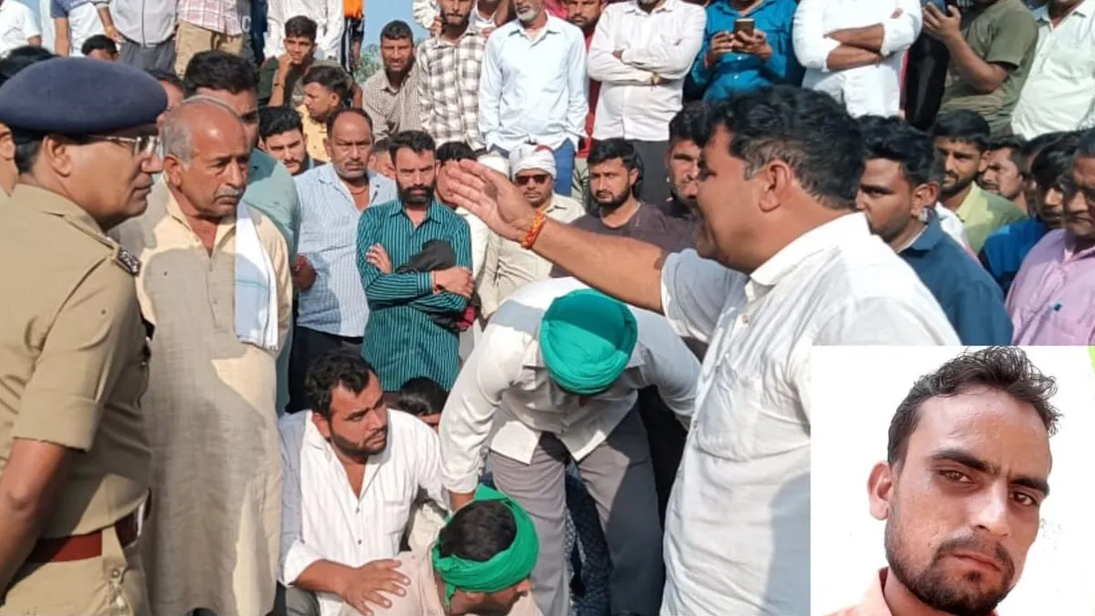 बिजनौर में खाना खाने के विवाद ने ली युवक की जान, फौजी भाई गंभीर, ग्रामीणों ने हाईवे पर किया प्रदर्शन