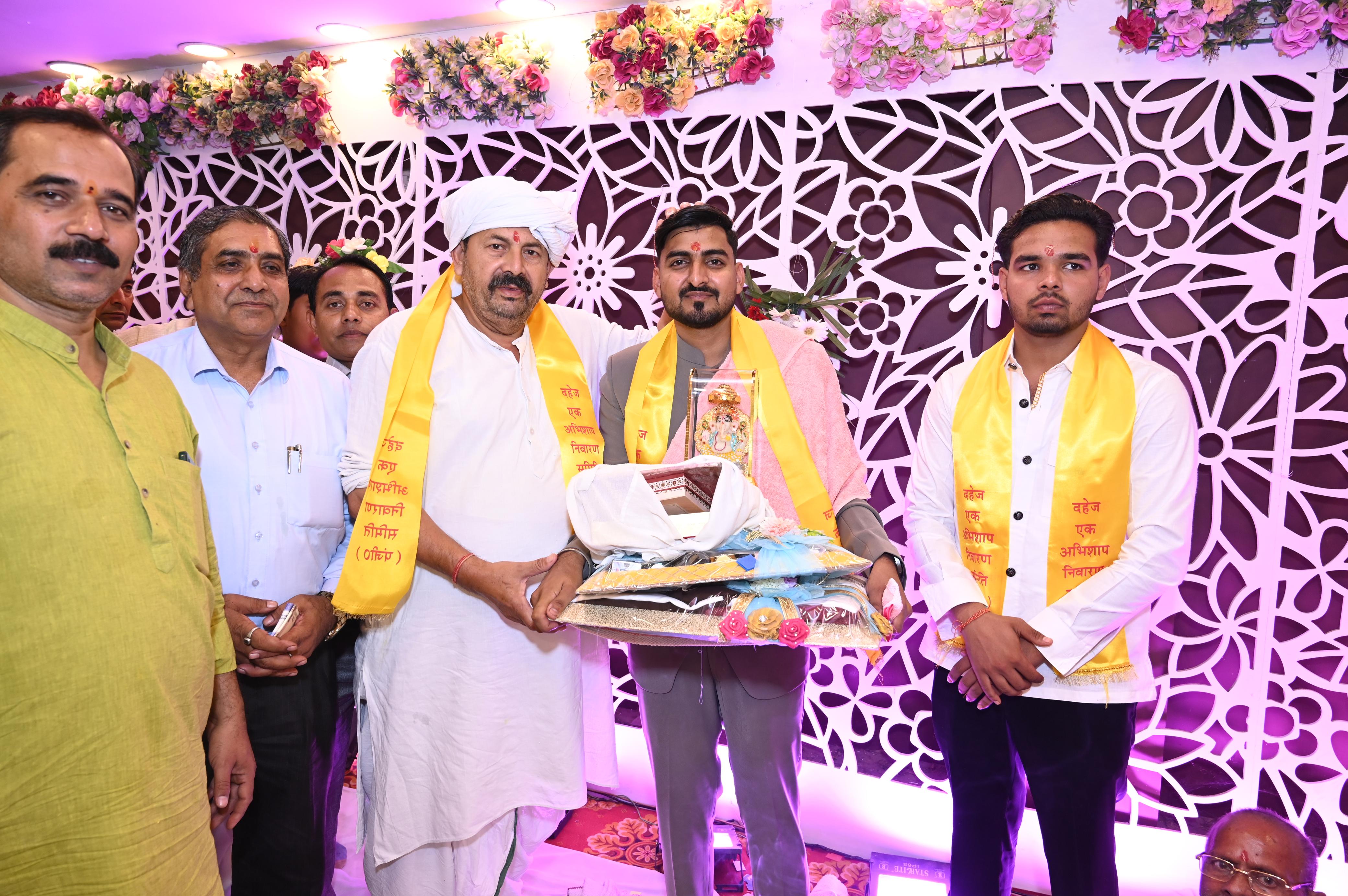 गुर्जर समाज की नई पहल : ₹1 शगुन और दहेज मुक्त विवाह से युवाओं को दिया प्रेरणादायक संदेश