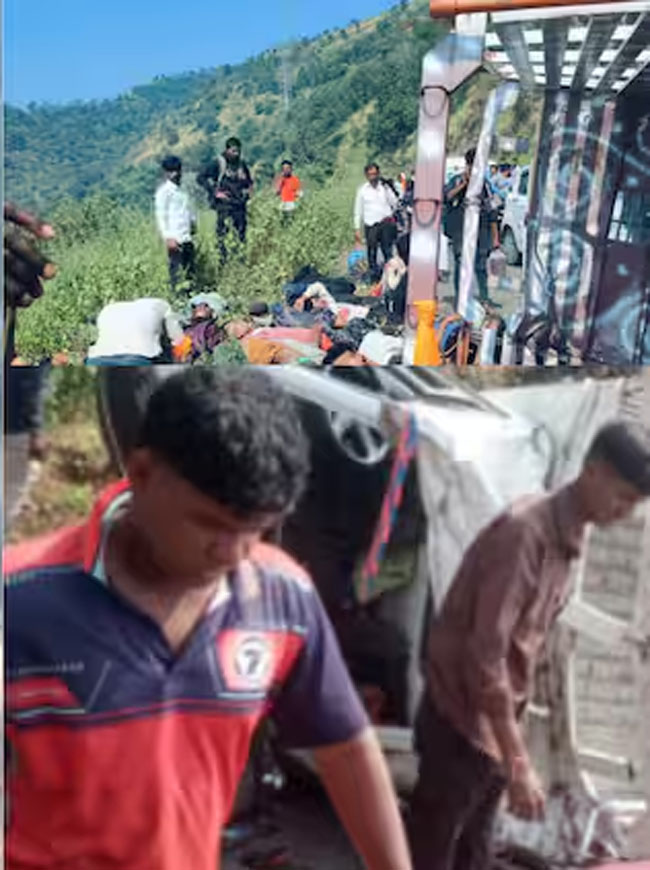महाराष्ट्र में अष्टम यात्रा के दौरान वाहन पलटा, 8 श्रद्धालुओं की मौत, 20 घायल