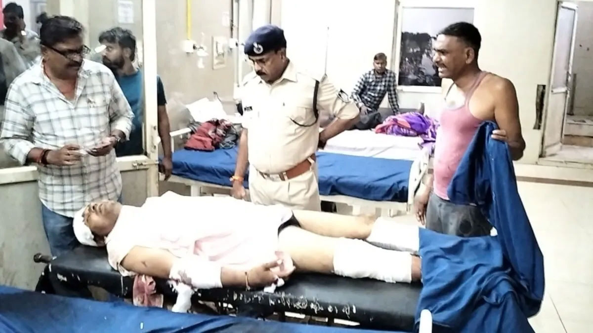 गुना में जमीनी विवाद ने छीनी तीन बेटियों से पिता की छांव - भाजपा नेता ने किसान को पीट-पीटकर जीप से कुचला