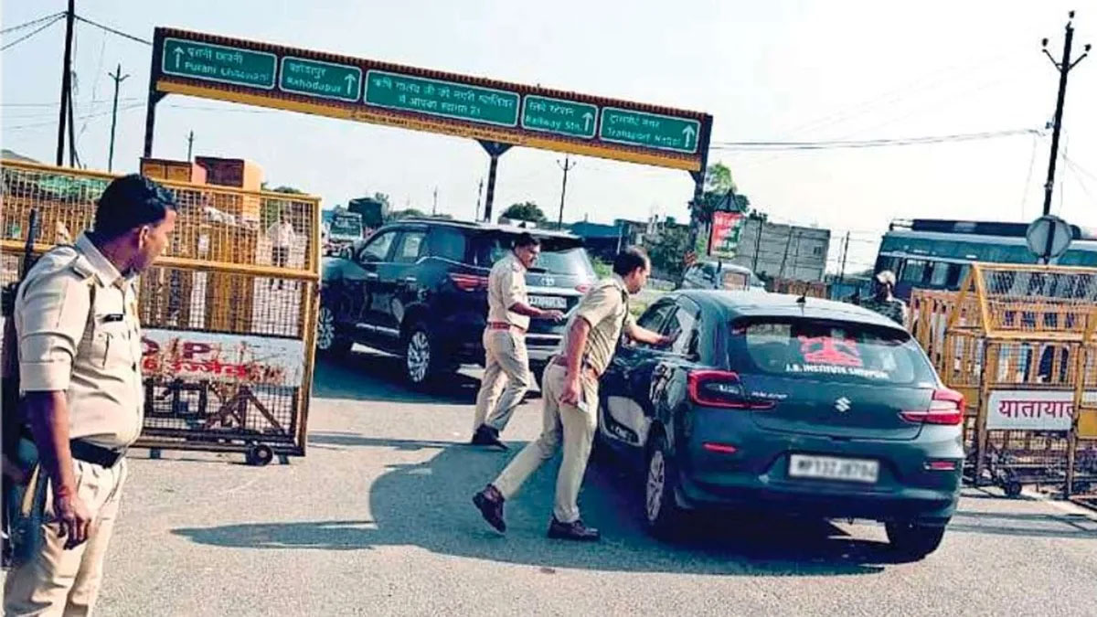 ग्वालियर में हाई अलर्ट: 4 हजार जवानों की तैनाती और 70 चेकिंग प्वाइंट्स से किला बना शहर