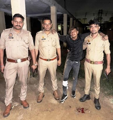 मेरठ में नौचन्दी पुलिस ने महिला से बैग लूट का किया खुलासा, मुठभेड़ में तीन बदमाश गिरफ्तार, एक घायल