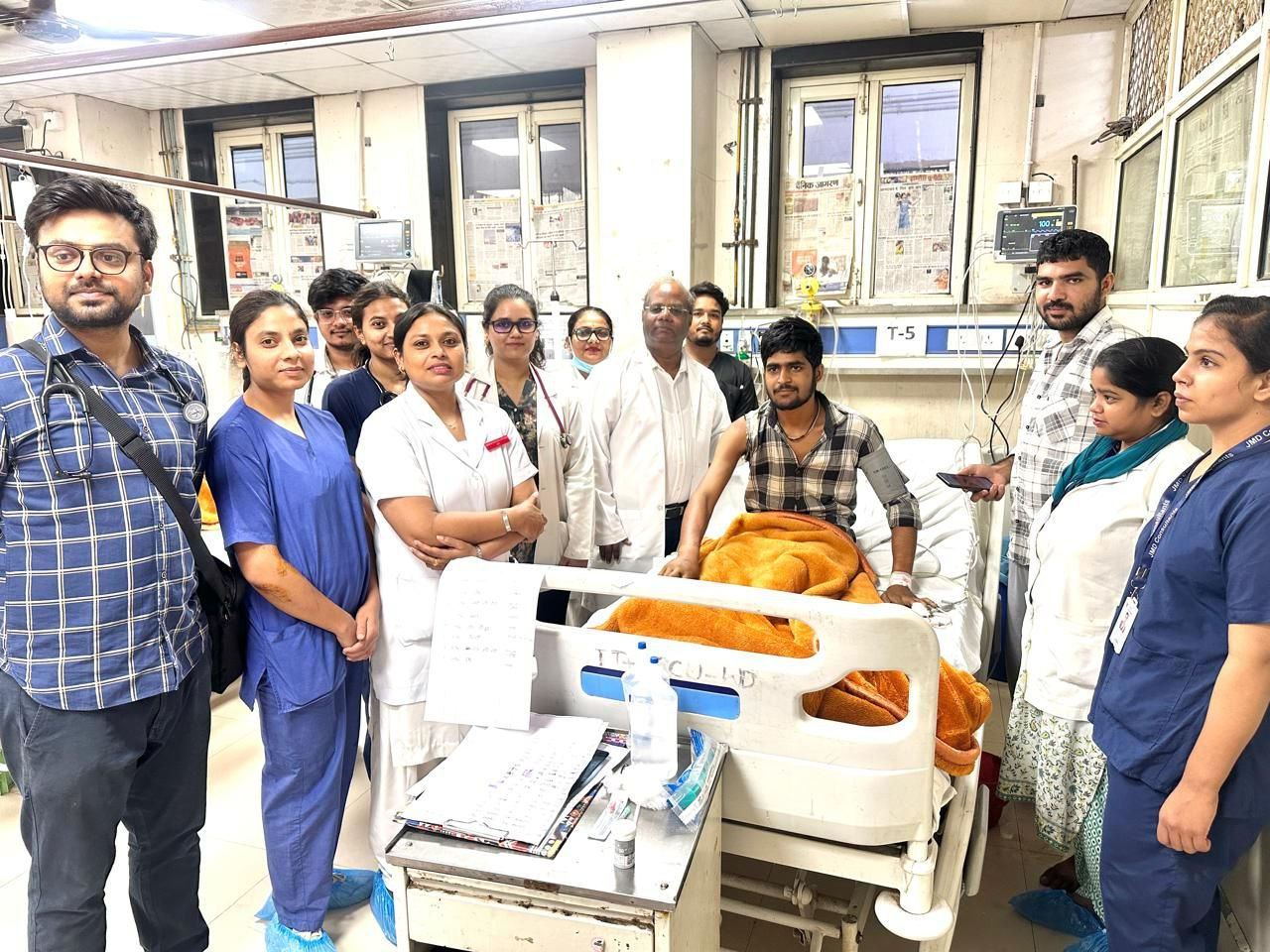 मेरठ मेडिकल कॉलेज ने साँप के काटे मरीज की जान बचाई, मरीज पूरी तरह स्वस्थ