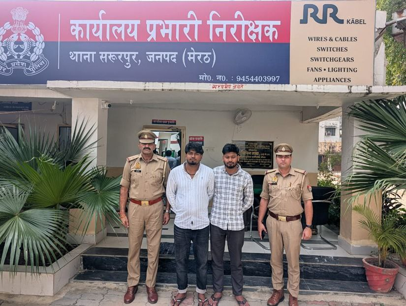 मेरठ में जसड सुल्ताननगर फायरिंग कांड के दो आरोपी गिरफ्तार, पुलिस ने भेजा जेल