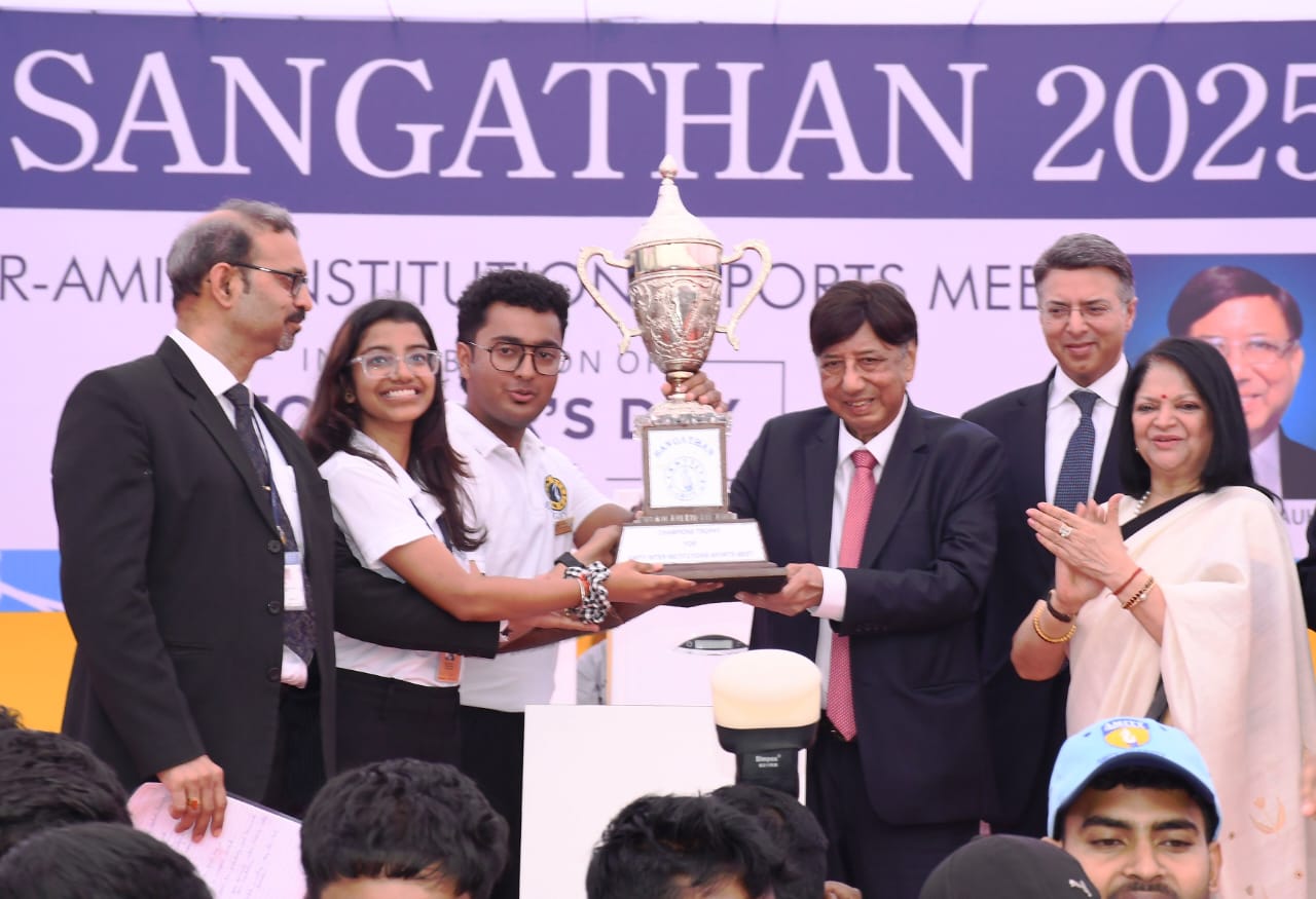 एमिटी विश्वविद्यालय में ‘संगठन 2025’ खेल प्रतियोगिता के विजेताओं को संस्थापक दिवस पर किया गया सम्मानित