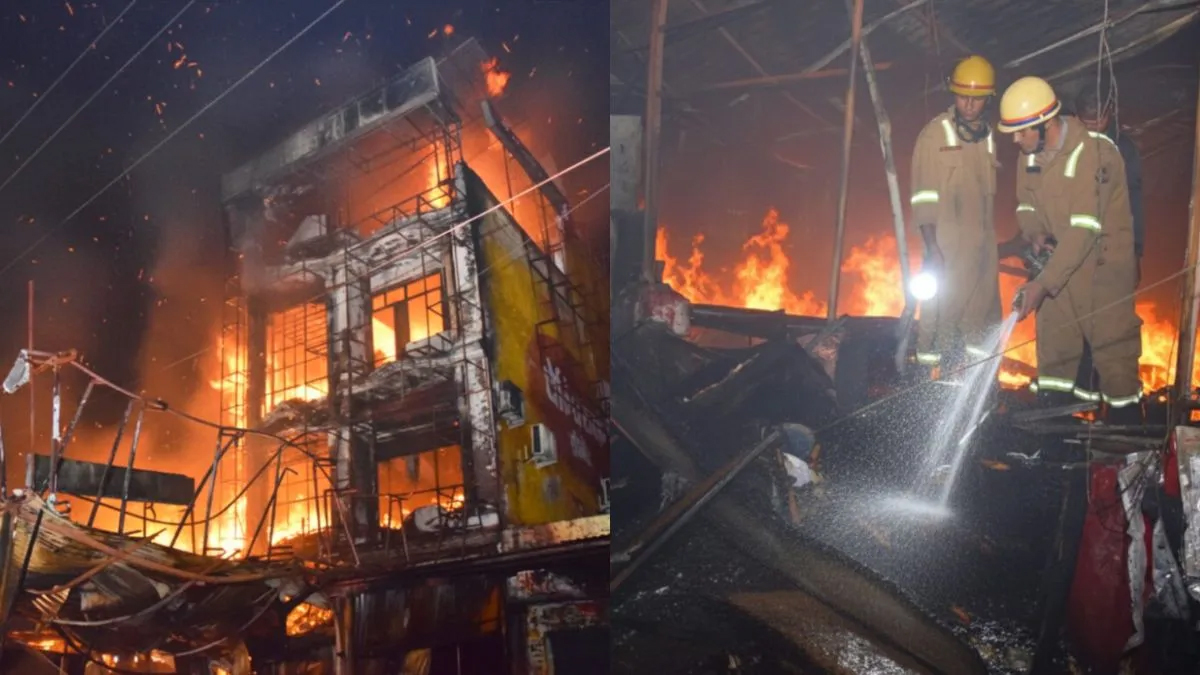 मुरादाबाद में तबाही की रात: सिलेंडर धमाकों से दहला रेस्टोरेंट, महिला की मौत और 10 लोग गंभीर रूप से झुलसे