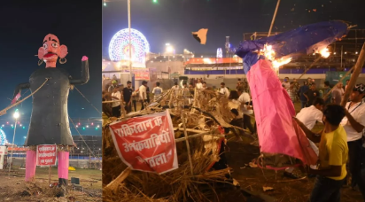 Video Viral: Pakistani आतंकियों पर पड़े जूते-चप्पल, बरसी लाठियां: रामलीला में फूटा लोगों का गुस्सा