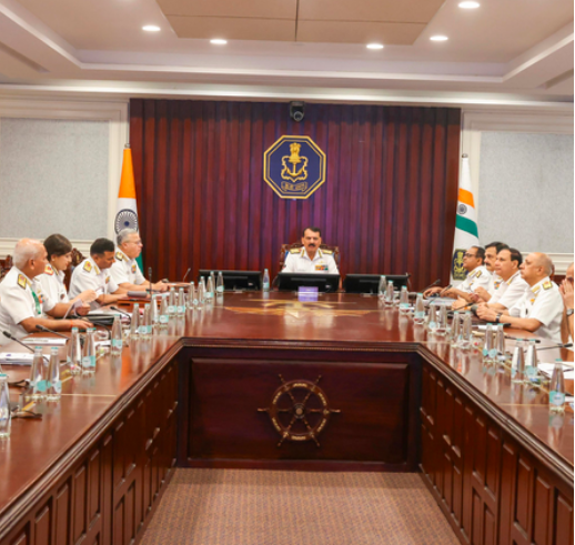 नई दिल्ली में भारतीय नौसेना कमांडर्स कॉन्फ्रेंस 2025 का शुभारंभ