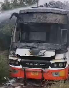 राजस्थान में मजदूरों से भरी बस में करंट दौड़ने के बाद लगी आग, तीन की मौत, कई घायल, डिप्टी सीएम ने दुख जताया