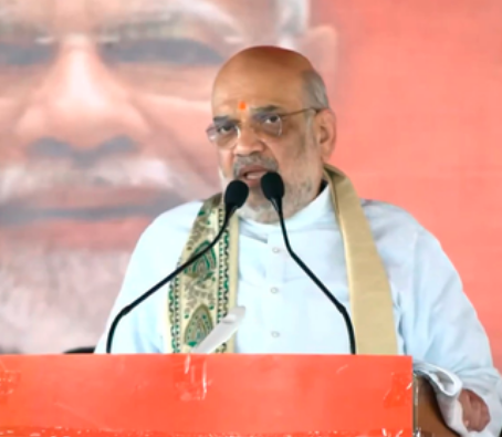 लखीसराय में बोले अमित शाह- “लालू ने बनाया था बिहार को अपराध का अड्डा, मोदी-नीतीश ने जंगलराज से निकाला”