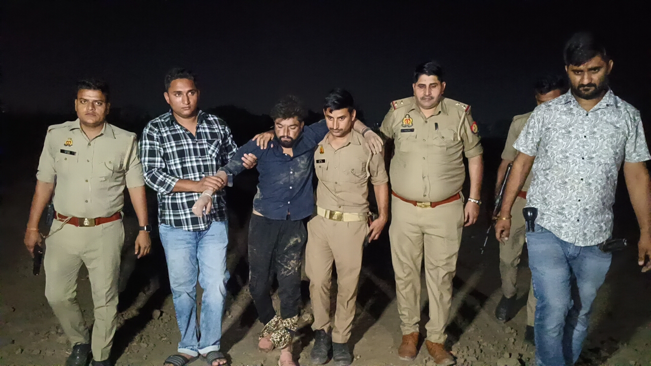 मुजफ्फरनगर में पुलिस और बदमाशों के बीच मुठभेड़, एक घायल, दूसरा गिरफ्तार, लूटा हुआ सामान बरामद