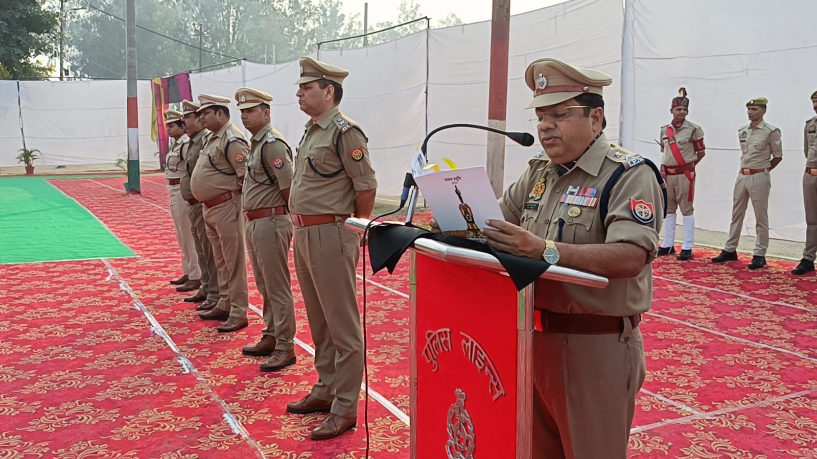 पुलिस स्मृति दिवस पर शामली पुलिस द्वारा शहीद जवानों को श्रद्धांजलि अर्पित