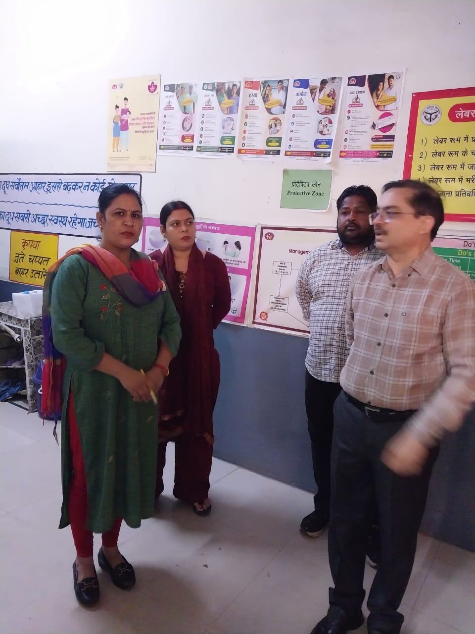 मुजफ्फरनगरः मुख्य चिकित्सा अधिकारी ने जानसठ सामुदायिक स्वास्थ्य केंद्र का औचक निरीक्षण किया