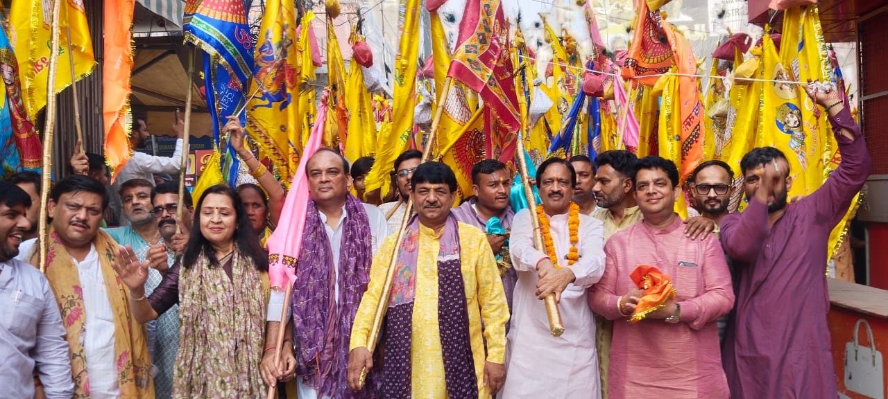 श्री खाटू श्याम जन्मोत्सव: भव्य निशान यात्रा से भक्तिमय हुआ मुजफ्फरनगर, हजारों श्रद्धालुओं ने उठाये निशान
