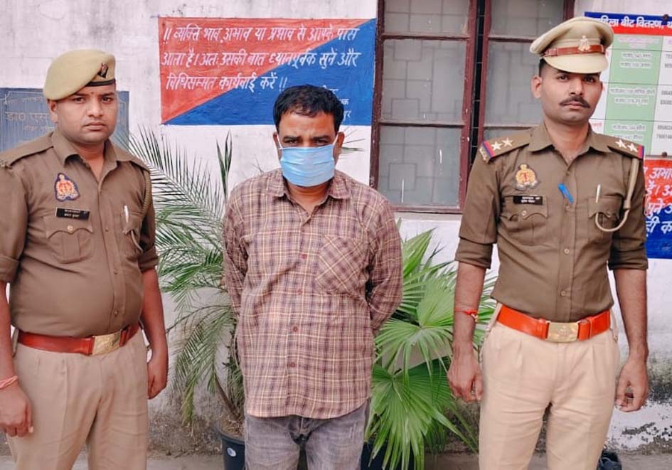 सहारनपुर पुलिस ने नशा तस्कर को दबोचा, 555 ग्राम गांजा और बाइक बरामद