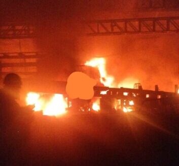 मुजफ्फरनगर में भीषण हादसा: टिहरी स्टील फैक्ट्री के फ्यूल टैंक में लगी आग, लाखों का नुकसान