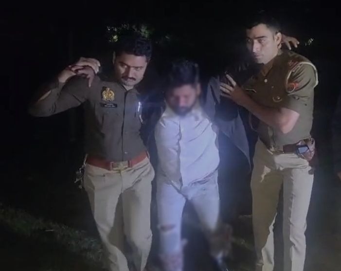 “मुरादाबाद में मुठभेड़: हत्यारोपित राजा गिरफ्तार, नेकपाल की हत्या का खुलासा”