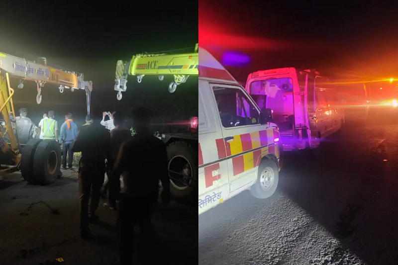 मध्य प्रदेश में भीषण सड़क हादसा: बस और कार खाई में गिरीं, तीन की मौत, 13 घायल