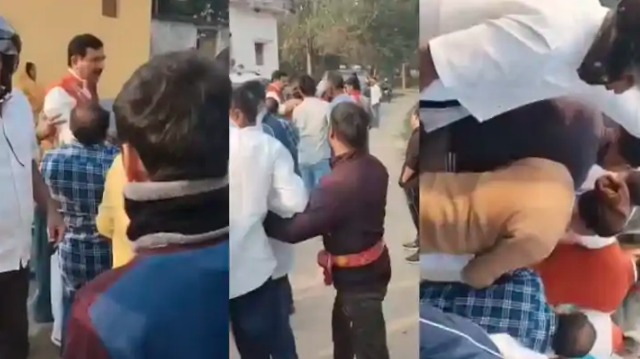  नवादा में बीजेपी और कांग्रेस प्रत्याशी के भिड़ंत, एनडीए उम्मीदवार को ग्रामीणों ने खदेड़ा