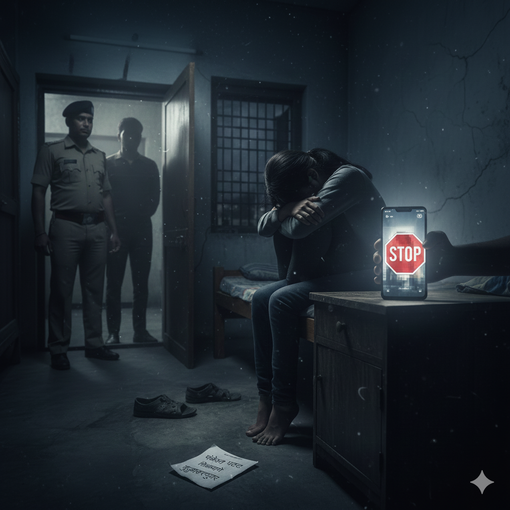 नहाते हुए वीडियो बनाकर नाबालिग से रेप और ब्लैकमेलिंग, आरोपी मुजफ्फरनगर का युवक गिरफ्तार