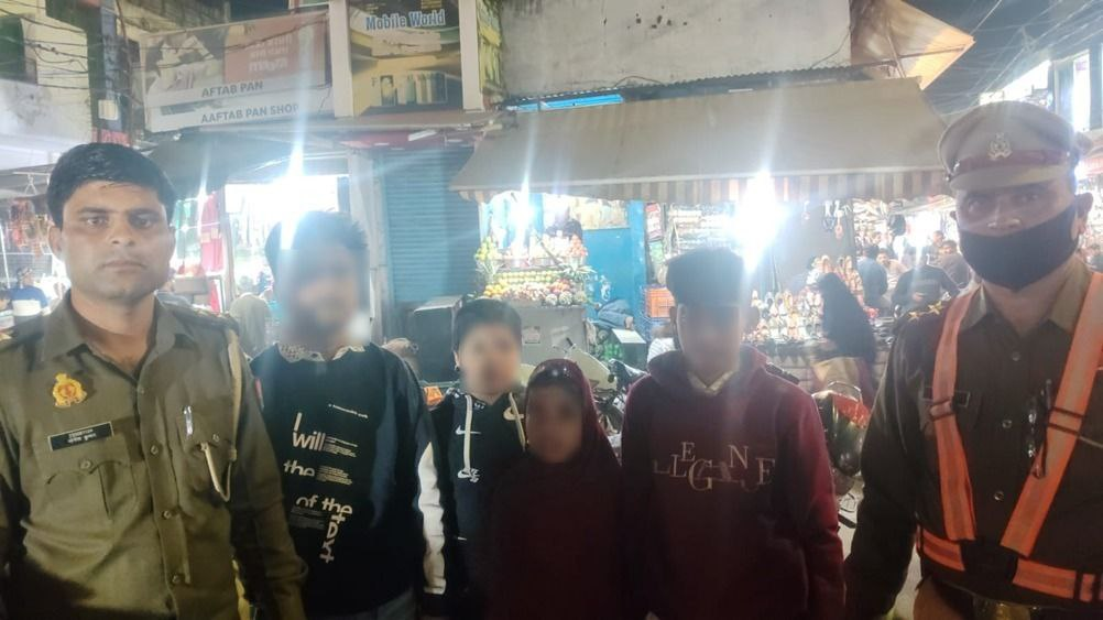 मेरठ: थाना कोतवाली पुलिस ने गुमशुदा बच्चों को ढूंढकर परिवार के सुपुर्द किया