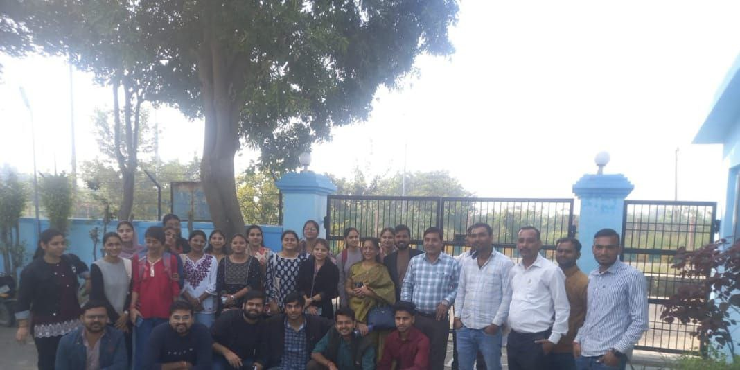 चौधरी चरण सिंह विश्वविद्यालय के पर्यावरण विज्ञान विभाग के छात्रों ने गंगानगर के सीवेज ट्रीटमेंट प्लांट का शैक्षणिक भ्रमण किया