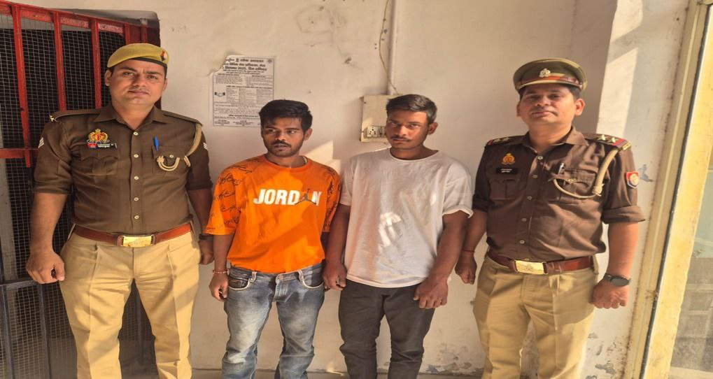 मेरठ में ऑपरेशन शस्त्र अभियान में दो स्कूटी चोर गिरफ्तार, तमंचा और कारतूस बरामद
