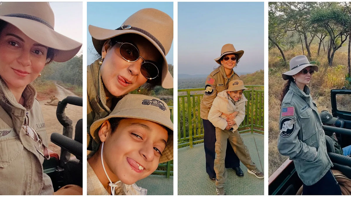 गुजरात के जंगलों में कंगना रनौत का एडवेंचर सफर: छोटे दोस्त पृथ्वी संग गिर नेशनल पार्क में बिताया यादगार दिन