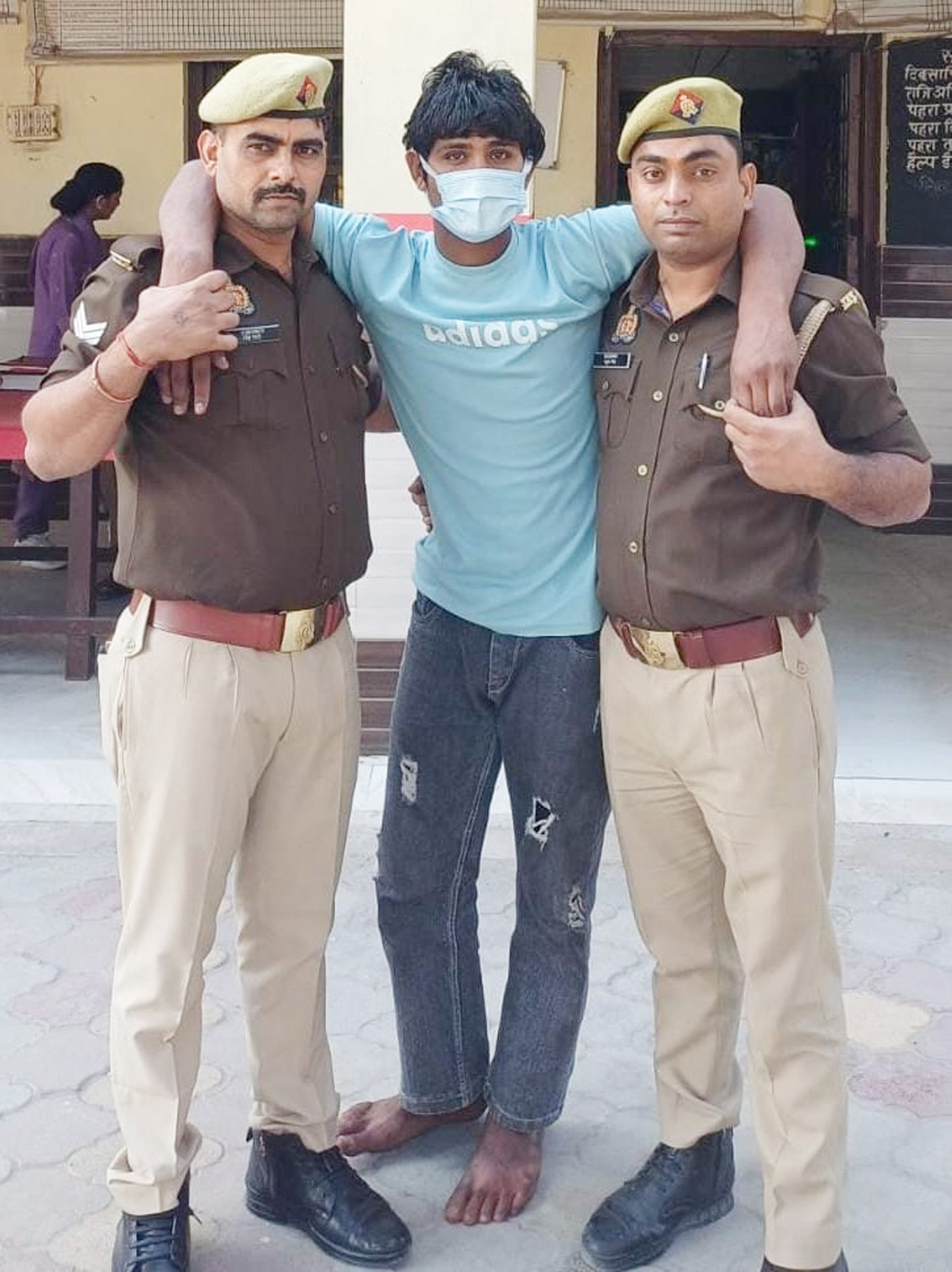 कैराना: पुलिस से गाली-गलौच और मारपीट करने वाले युवक को गिरफ्तार