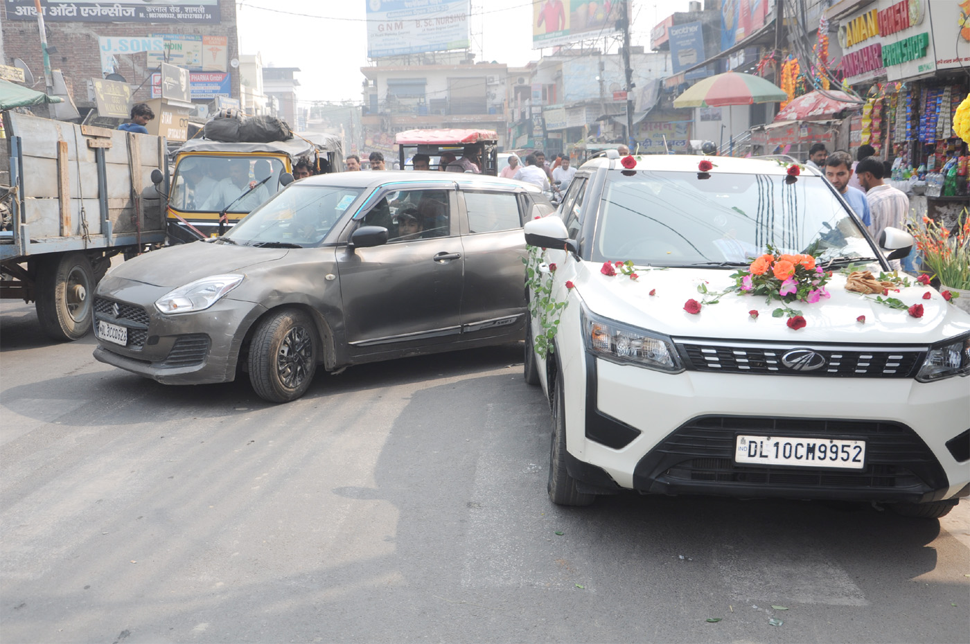 शामली में देवोत्थान एकादशी पर शादियों का उत्सव, शहर की सड़कों पर जाम