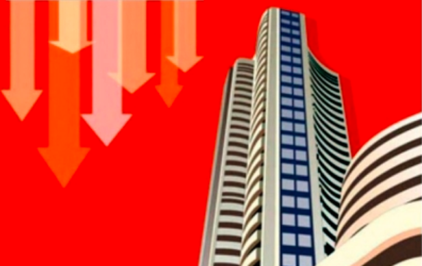 सप्ताह के आखिरी कारोबारी दिन बाजार में गिरावट, सेंसेक्स 571 अंक और निफ्टी 169 अंक टूटा