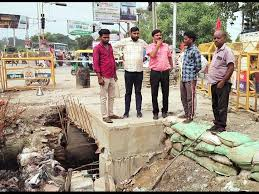 मेरठ गढ़ रोड पर पुलिया निर्माण के चलते यातायात डायवर्ट, जानिए नया मार्ग