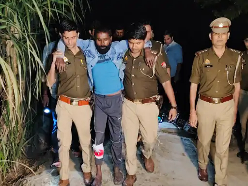 मुज़फ्फरनगर में पुलिस मुठभेड़ में घायल हुआ डेढ़ दर्जन मुकदमों में वांछित बावरिया गैंग का कुख्यात सदस्य