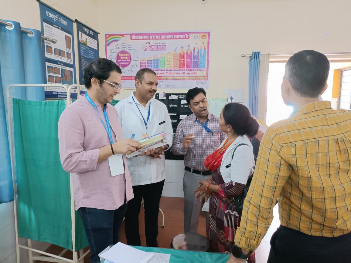 मुज़फ़्फरनगर: 17वीं कॉमन रिव्यू मिशन टीम ने स्वास्थ्य केंद्रों का निरीक्षण किया