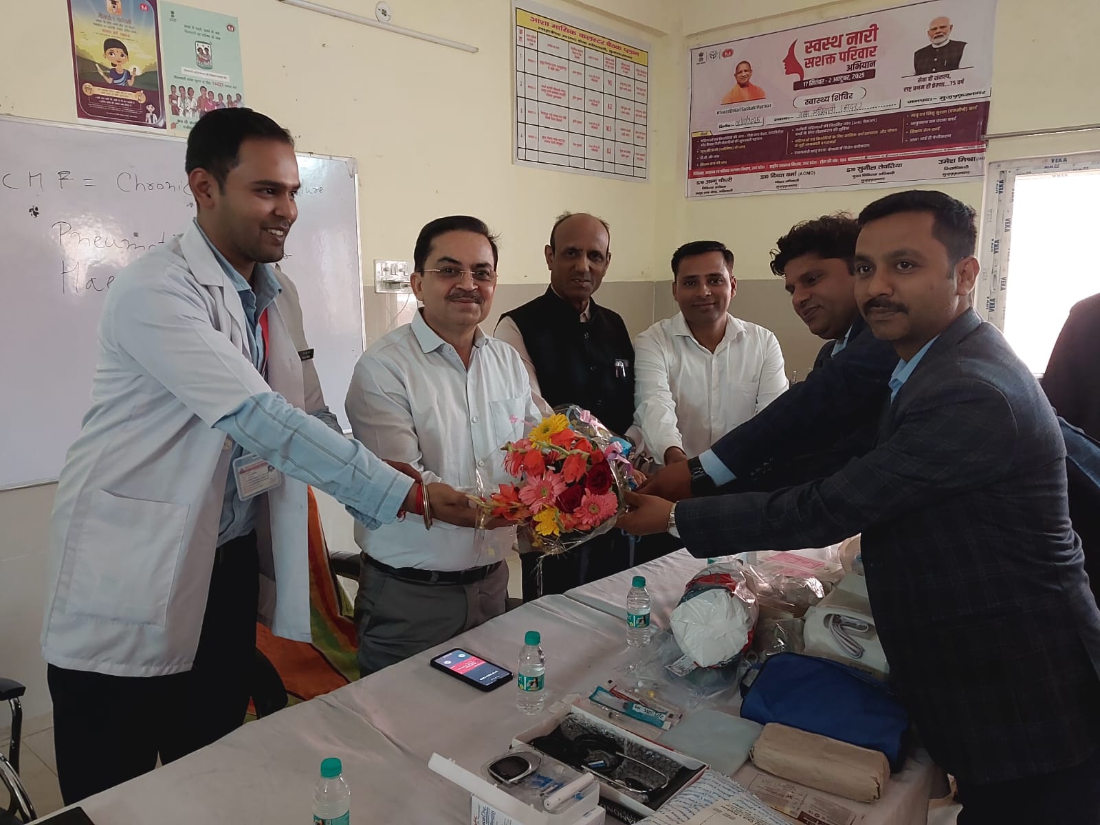 मखियाली सीएचसी में 108 व 102 एंबुलेंस कर्मियों का दो दिवसीय प्रशिक्षण की शुरूआत आज से हुई, सीएमओ ने दिया सकारात्मकता का संदेश