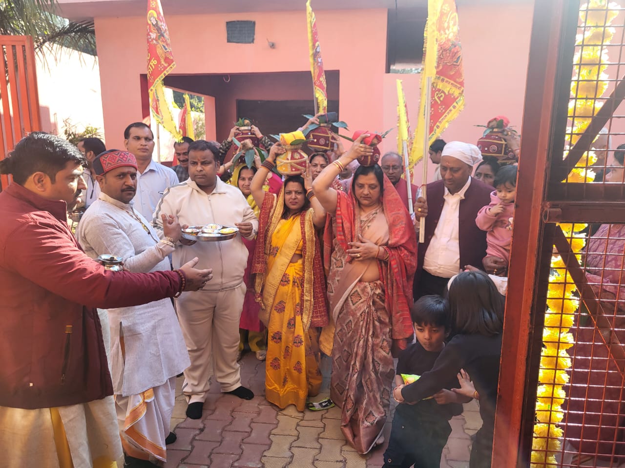 मुजफ्फरनगर में मां काली धाम भोजाहेडी  में सातवां वार्षिक महोत्सव धूमधाम से प्रारंभ