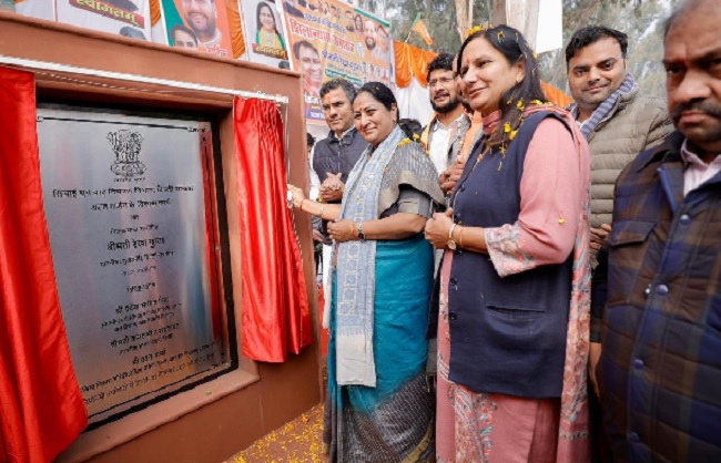 उत्तम नगर में विकास की नई लहर: मुख्यमंत्री रेखा गुप्ता ने अटल गार्डन के विकास कार्यों की रखी नींव