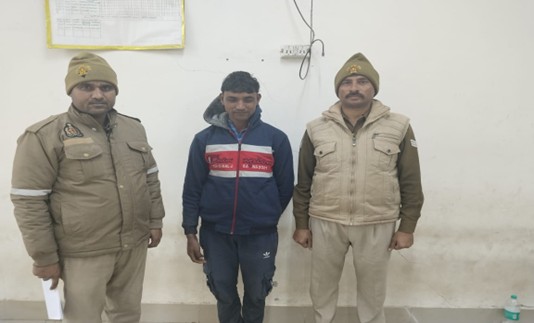 मंदिर से हनुमान जी की मूर्ति उखाड़कर फेंकने का आरोपित गिरफ्तार