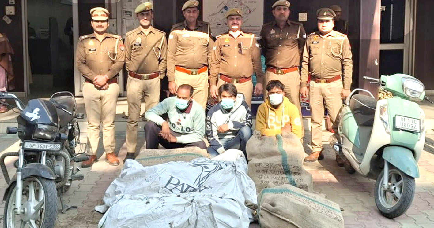 सहारनपुर में मोबाइल टावर से इलेक्ट्रॉनिक चोरी करने वाले गिरोह का पर्दाफाश, तीन गिरफ्तार