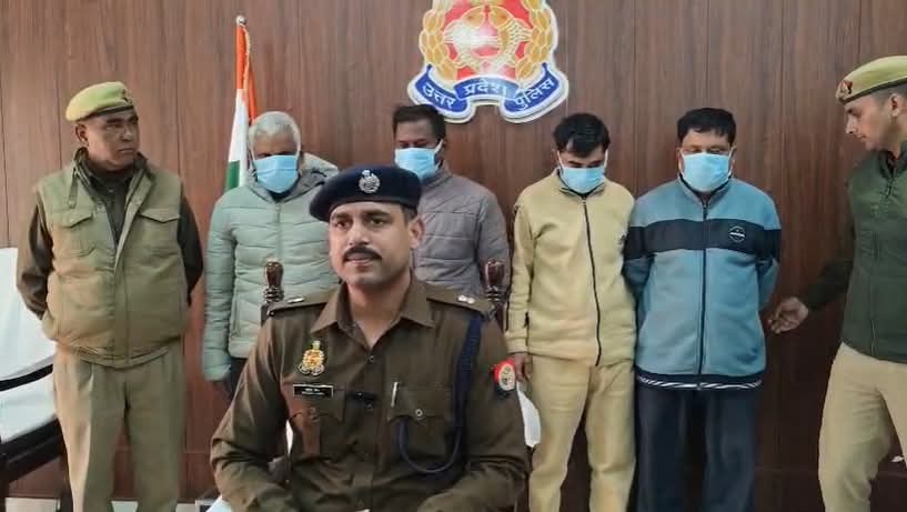 सहारनपुर में फर्जी जमीन सौदा गिरोह का भंडाफोड़, 4 आरोपी गिरफ्तार