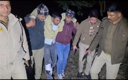 सहारनपुर में बेहट पुलिस के साथ मुठभेड़ में कुख्यात पशु चोर घायल, हथियार बरामद