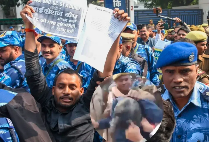 प्रयागराज में UPPSC के बाहर प्रतियोगी छात्रों का प्रदर्शन, पुलिस से झड़प, कई हिरासत में, 300 जवान रोकने में लगे