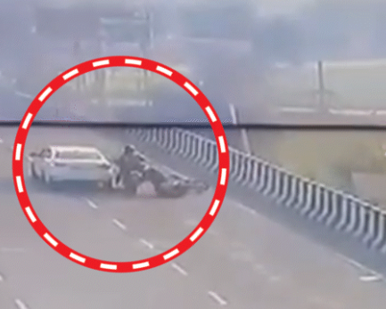 फिल्मी स्टाइल में हुई थी 85 लाख की लूट! घटना का सीसीटीवी फुटेज आया सामने