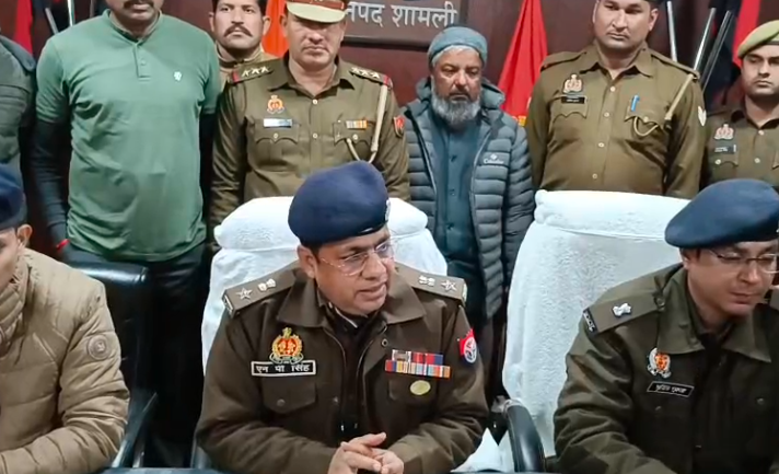 तेलंगाना मंदिर से चोरी का आरोपी शामली में गिरफ्तार, लाखों की माल बरामद