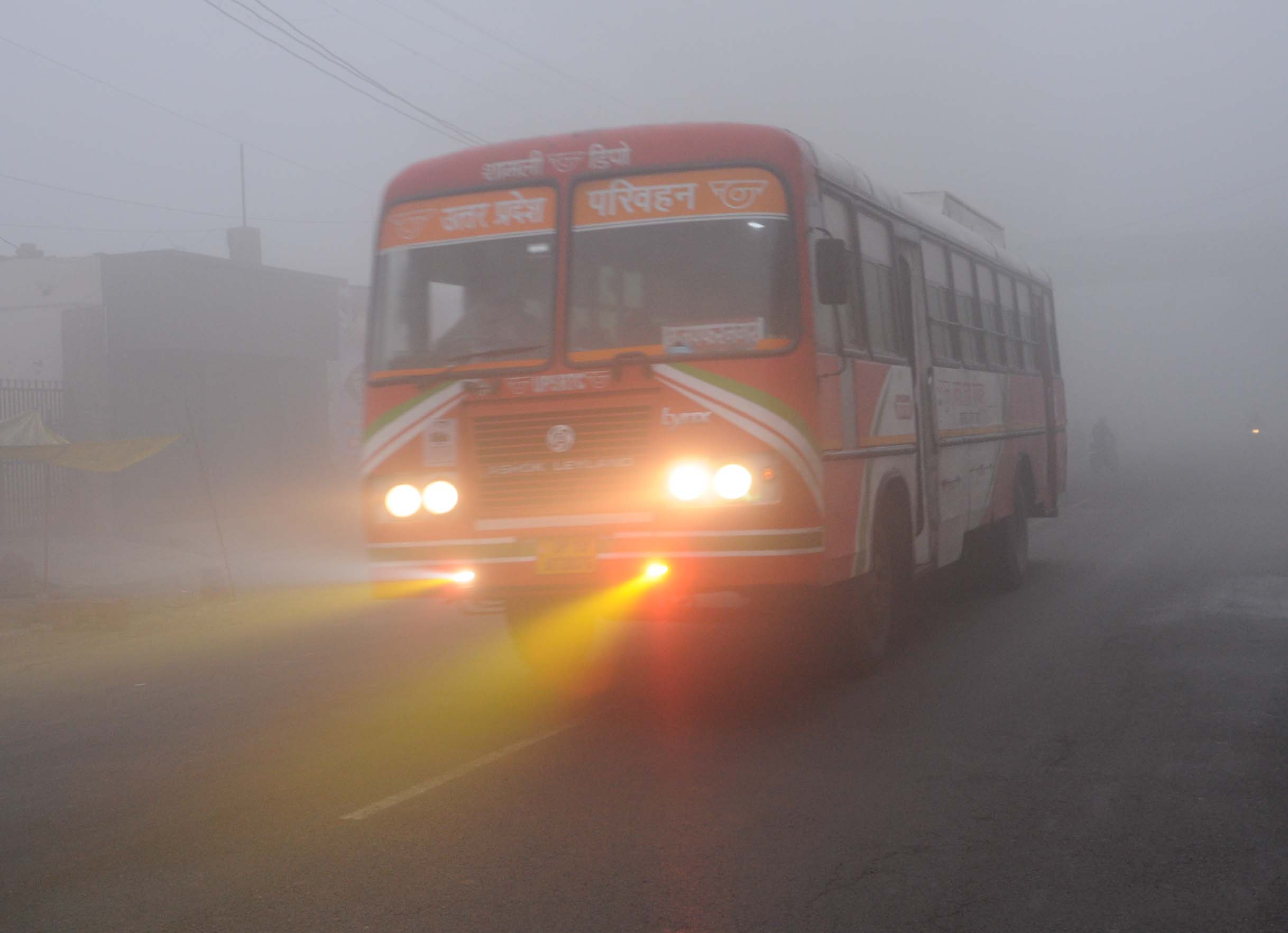 शामली: घना कोहरा और कड़ाके की ठंड से जनजीवन प्रभावित, यातायात और स्कूल भी प्रभावित