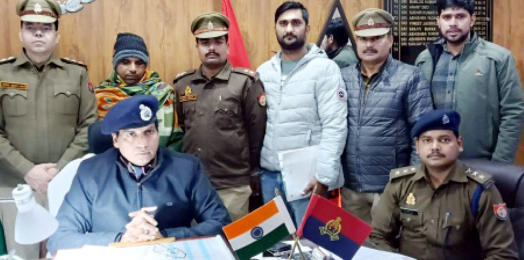 मुजफ्फरनगर में पुलिस-शातिर बदमाश की मुठभेड़, चोरी की नियत से निकले दो अपराधी गिरफ्तार