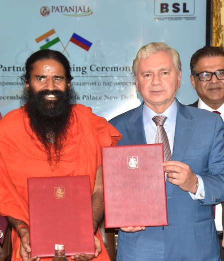 पतंजलि रूस को कुशल योगी और प्रशिक्षित कर्मचारी उपलब्ध कराएगा : स्वामी रामदेव 