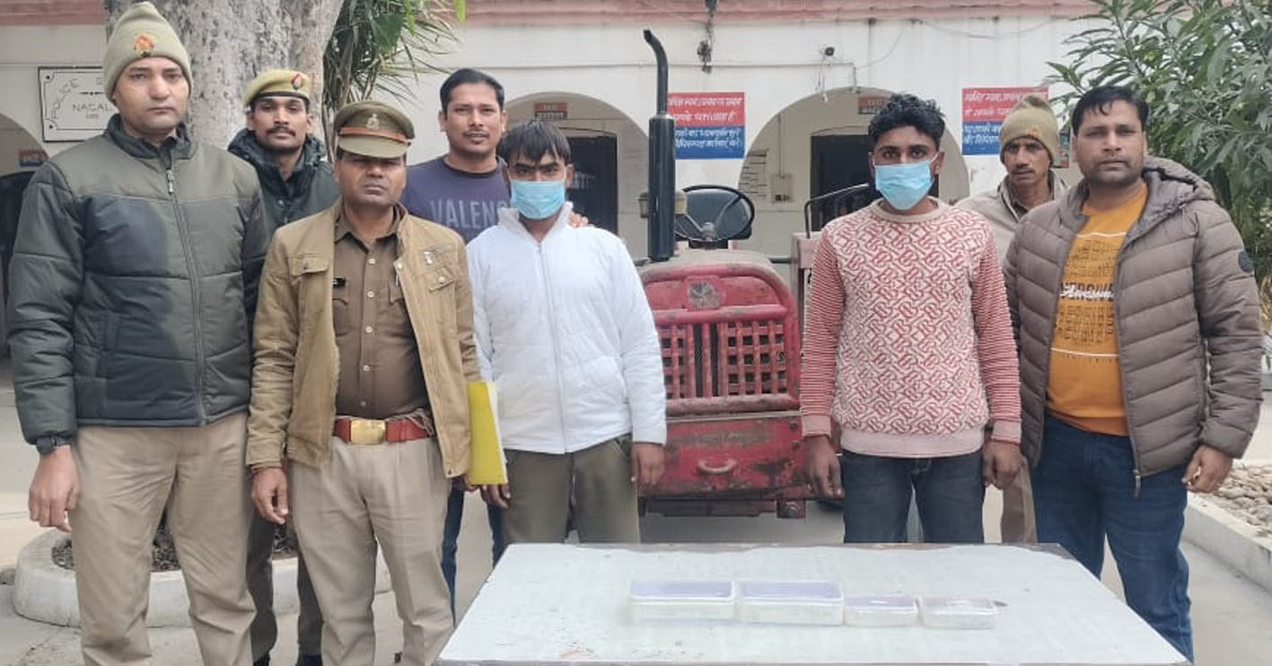 सहारनपुर में ट्रैक्टर और जेवरात चोरी का खुलासा, दो शातिर चोर गिरफ्तार