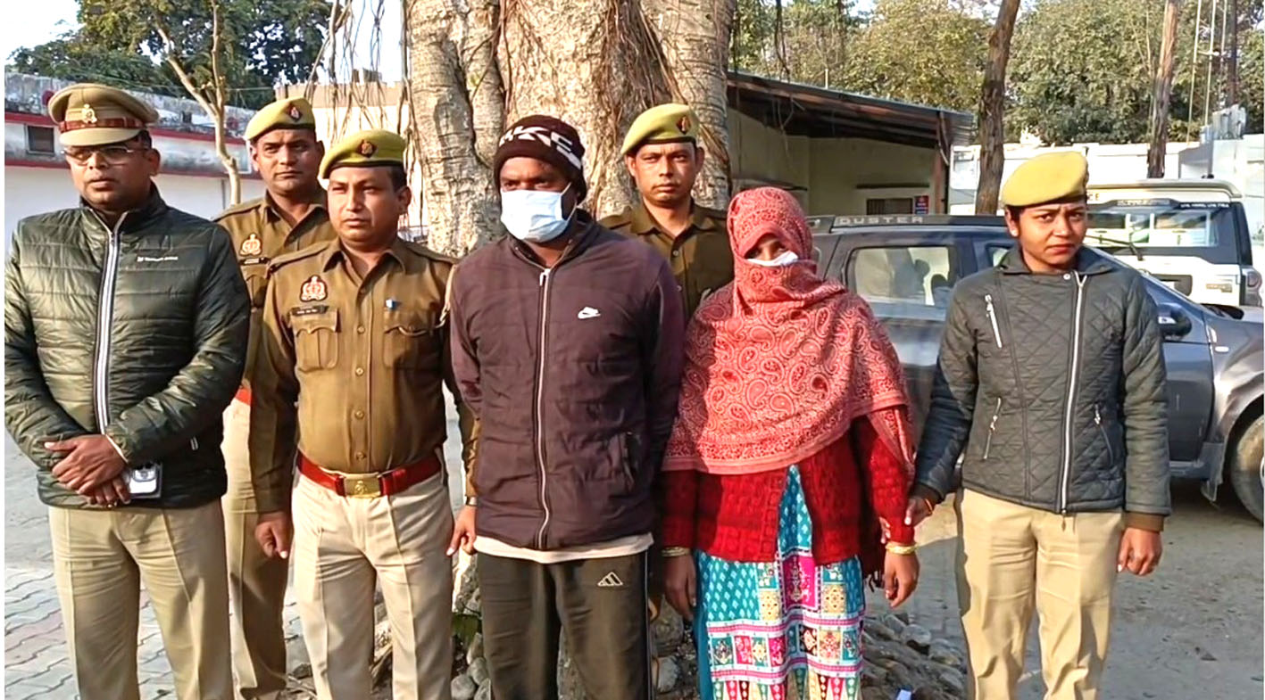 सहारनपुर: हत्या का खुलासा, महिला समेत 2 आरोपी गिरफ्तार, अवैध तमंचा बरामद