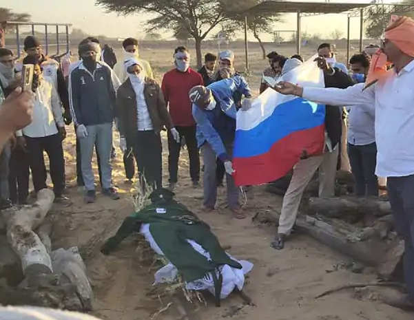 रूस-यूक्रेन युद्ध में बीकानेर के अजय गोदारा की माैत, तीन महीने बाद शव लाया गया